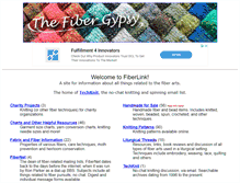 Tablet Screenshot of fibergypsy.com